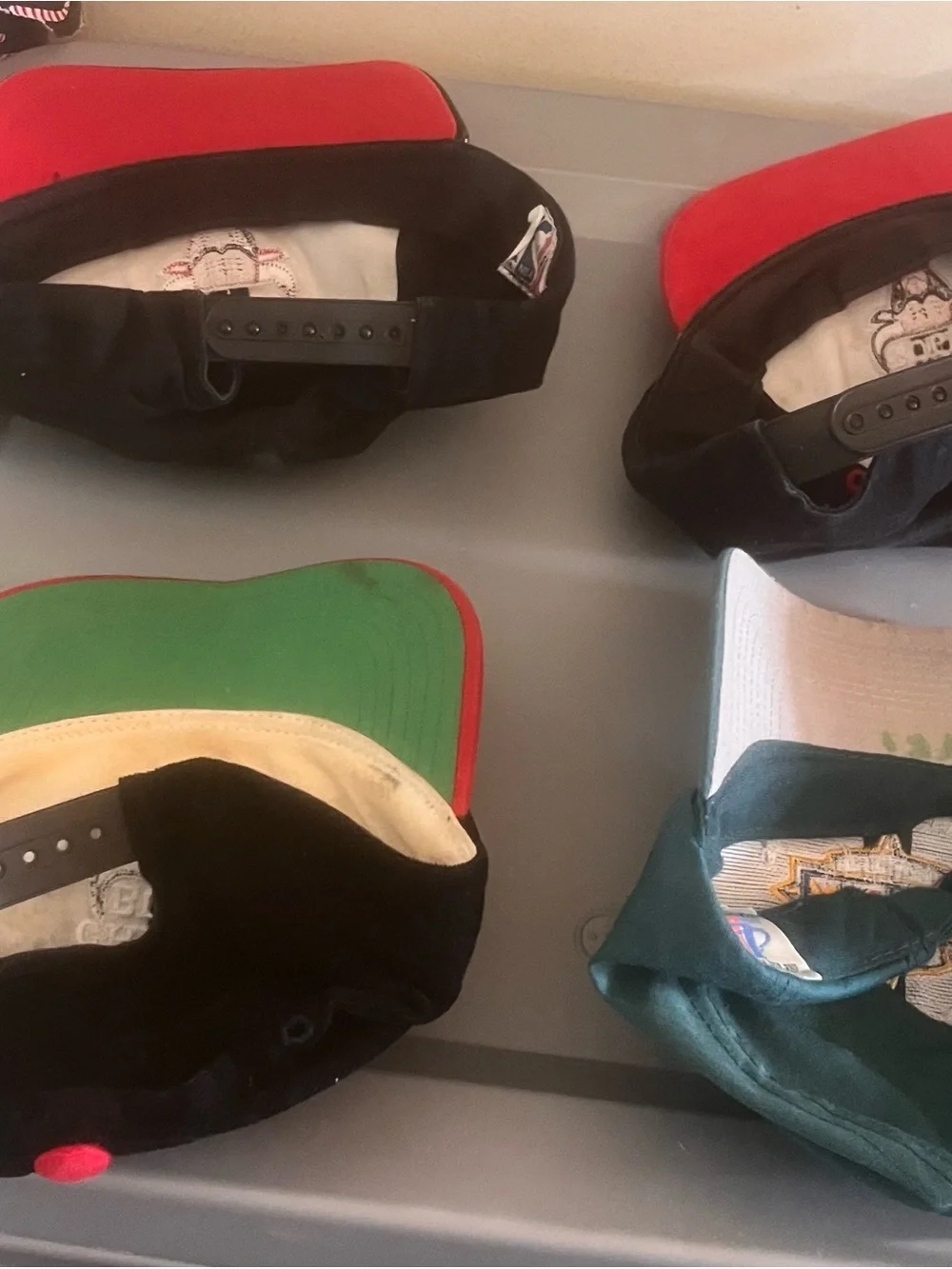 youth 4 vintage boys snapback hat bundle 90s chicago bulls mj era logo athletic